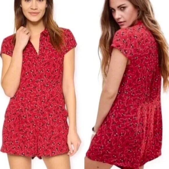 Free People Floral Romper - Picture 2 of 2